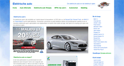 Desktop Screenshot of elektrischeauto.name
